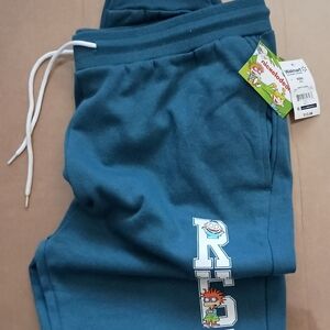 Nickelodeon Blue Track Pants with Elastic Waistband